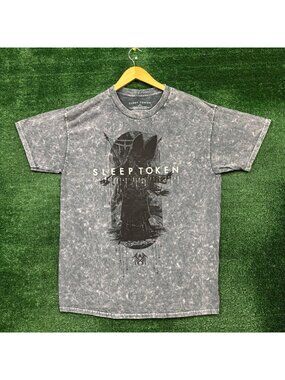Sleep Token Mineral Wash Reaper T-Shirt Size Large